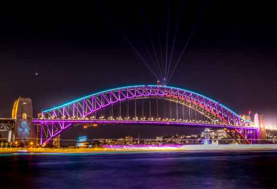 Harbours bridge ponoci