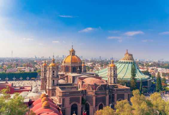 Basilica guadeloupe in Mexico city