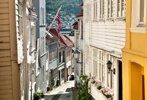 Bergen staro mesto Norveska
