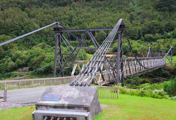 Greymouth Nova Zelandija viseči most