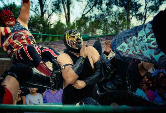 Lucha Libre wrestling in Mexico City