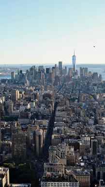 New York city Empire state building view