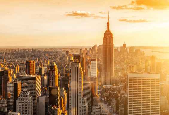 New York Empire state building Vzhod ZDA